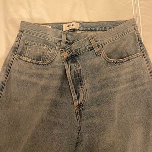 Agolde criss cross jeans